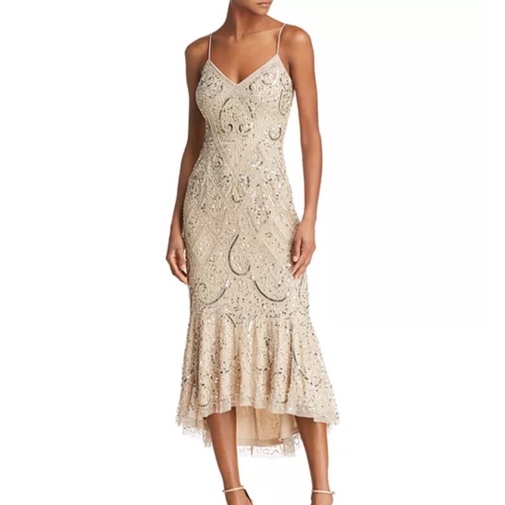 Never worn Aidan Mattox beautiful midi length dress!